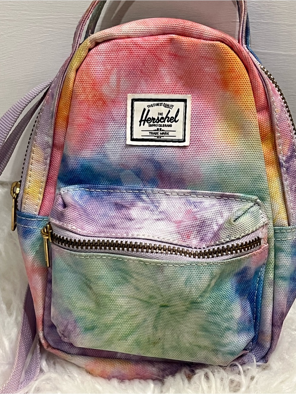 Herschel Supply Company Tie-Dye Mini Backpack - Pastel Rainbow